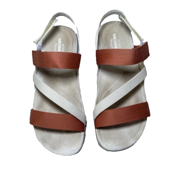 Merrell Shoes - Merrell Size 7 District 3 Strap Web J005434 Women's Sandals Moon Shoes Outdoor